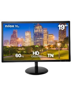 Nilox Monitor PC 48,3 cm (19") 1366 x 768 Pixel HD LCD Nero