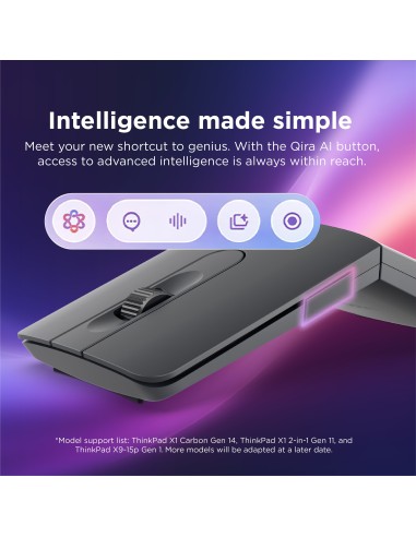 Lenovo 4Y51T62792 mouse Universale Ambidestro Bluetooth IR LED 4000 DPI