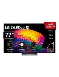 LG OLED evo AI 77'' Serie C6 OLED77C65LA, 4K, Hyper Radiant Color, Processore α11 Gen3, VRR 165Hz,G-Sync, SMART TV 2026
