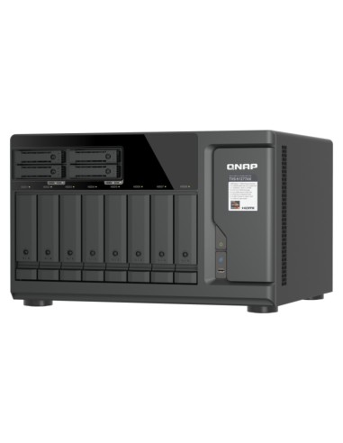 QNAP TVS-H1277AX NAS Tower AMD Ryzen™ 5 16 GB DDR5 QNAP QTS Nero