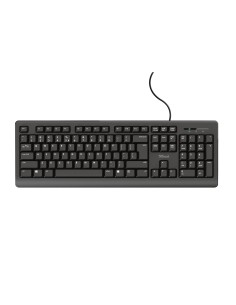 Trust TK-150 tastiera Ufficio USB QWERTZ Tedesco Nero