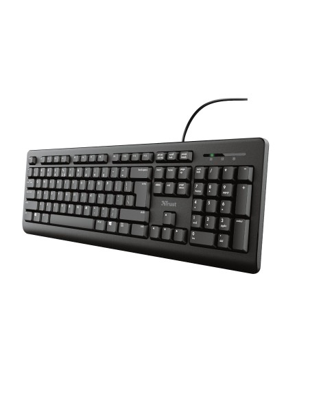 Trust TK-150 tastiera Ufficio USB QWERTZ Tedesco Nero