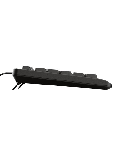 Trust TK-150 tastiera Ufficio USB QWERTZ Tedesco Nero