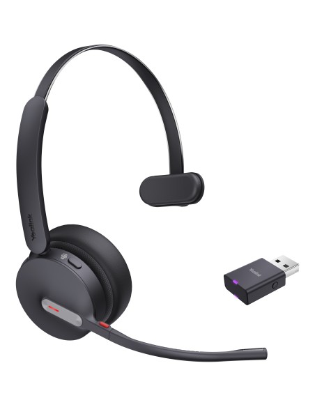 Yealink WH64 Hybrid Mono Teams Auricolare Wireless A Padiglione Ufficio Micro-USB Bluetooth Nero