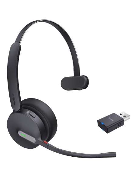 Yealink WH64 Hybrid Mono Teams Auricolare Wireless A Padiglione Ufficio Micro-USB Bluetooth Nero