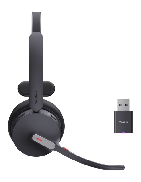 Yealink WH64 Hybrid Mono Teams Auricolare Wireless A Padiglione Ufficio Micro-USB Bluetooth Nero