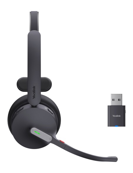 Yealink WH64 Hybrid Mono Teams Auricolare Wireless A Padiglione Ufficio Micro-USB Bluetooth Nero