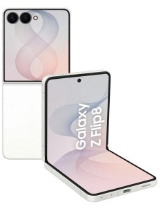 Samsung Galaxy Z Flip8 , 256GB, Cream, Selfie Camera 50MP, Now Brief, Assistente Foto, FlexWindow Personalizzata, Batteria 4300