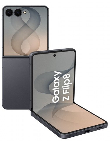 Samsung Galaxy Z Flip8 , 256GB, Graphite, Selfie Camera 50MP, Now Brief, Assistente Foto, FlexWindow Personalizzata, Batteria