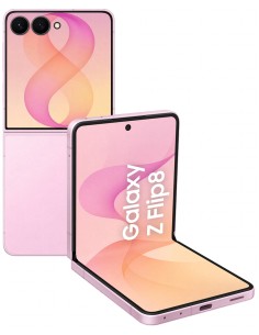 Samsung Galaxy Z Flip8 , 256GB, Pink, Selfie Camera 50MP, Now Brief, Assistente Foto, FlexWindow Personalizzata, Batteria 4300