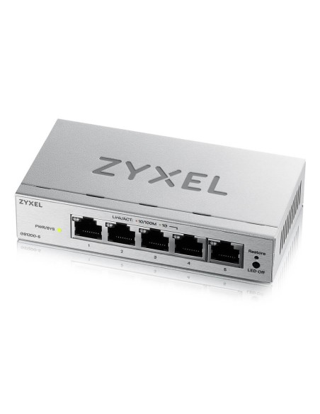 Zyxel GS1200-5V3 Gestito L2 Gigabit Ethernet (10 100 1000) Desktop Grigio