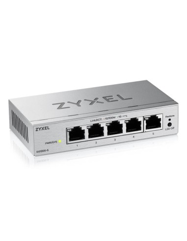 Zyxel GS1200-5V3 Gestito L2 Gigabit Ethernet (10 100 1000) Desktop Grigio