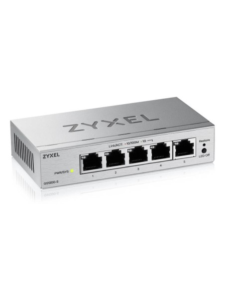 Zyxel GS1200-5V3 Gestito L2 Gigabit Ethernet (10 100 1000) Desktop Grigio