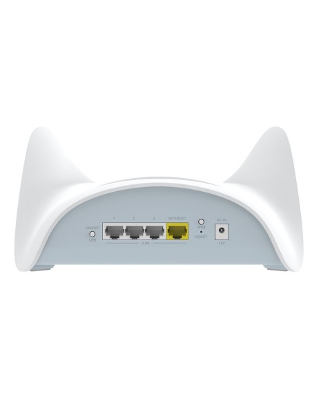 D-Link M95 sistema Wi-Fi Mesh Tri-band (2,4 GHz 5 GHz 6 GHz) Wi-Fi 6E (802.11ax) Blu, Bianco 3 Interno