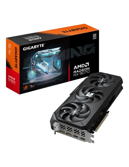 GIGABYTE Radeon RX 9070 GAMING 16GB Scheda Grafica - 16GB GDDR6, 256bit, PCI-E 5.0, 2520 MHz Frequenza core, 2 x DisplayPort, 2