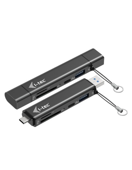 i-tec USB-C USB-A Dongle SD, TF and 2x USB (1x USB-A, 1x USB-C)
