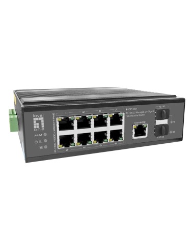 LevelOne IGP-1091 Gestito L3 2.5G Ethernet (100 1000 2500) Supporto Power over Ethernet (PoE) Montaggio da desktop parete Nero
