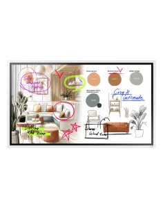 Samsung WM65FX lavagna interattiva 165,1 cm (65") 3840 x 2160 Pixel Touch screen Grigio, Bianco HDMI