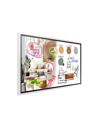 Samsung WM65FX lavagna interattiva 165,1 cm (65") 3840 x 2160 Pixel Touch screen Grigio, Bianco HDMI
