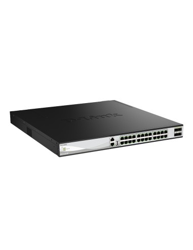 D-Link DXS-3130-28P Gestito L3 10G Ethernet (100 1000 10000) Supporto Power over Ethernet (PoE) Nero, Grigio