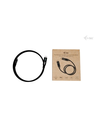 i-tec Thunderbolt 4 USB4 Class Pro Cable 240W with LCD (40 Gbps, 150 cm)