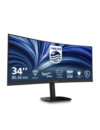 Philips 34B2N3500C 00 Monitor PC 86,4 cm (34") 3440 x 1440 Pixel Wide Quad HD LCD Nero