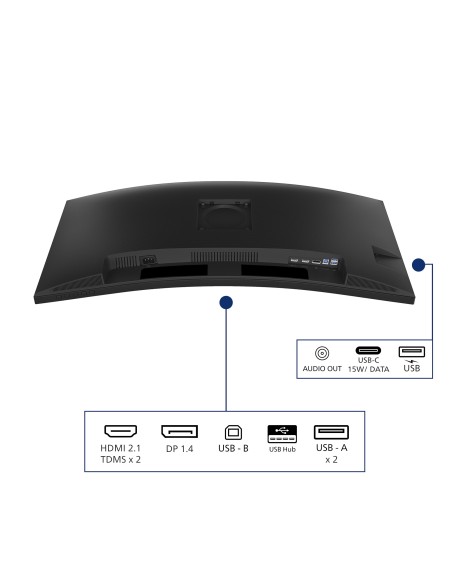 Philips 34B2N3500C 00 Monitor PC 86,4 cm (34") 3440 x 1440 Pixel Wide Quad HD LCD Nero
