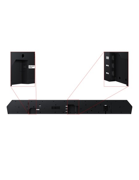 Samsung Soundbar HW-Q990H XC, Audio 11.1.4 canali, potenza 756W, Active Voice Amplifier Pro, Auto AV Sync, Bluetooth 5.3,