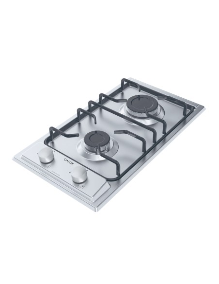 Candy Idea CHW23X Acciaio inox Da incasso 28.8 cm Gas 2 Fornello(i)