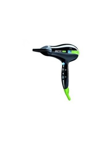 Imetec ECO KE1 1000 asciuga capelli 1400 W Nero, Verde