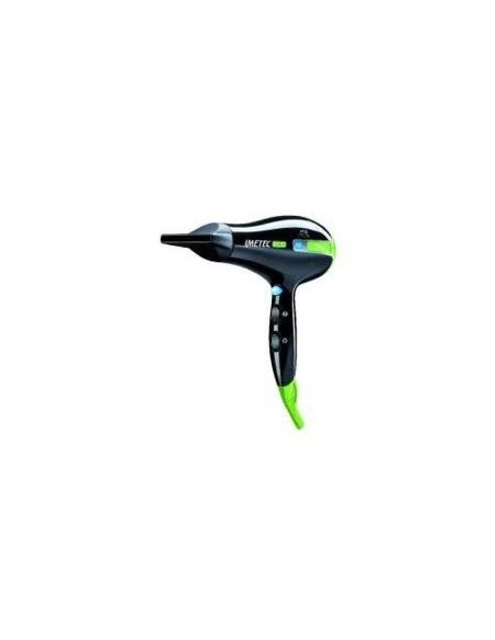 Imetec ECO KE1 1000 asciuga capelli 1400 W Nero, Verde