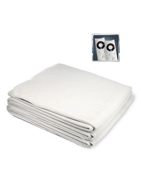 Imetec Scaldasonno Sensitive Maxi Doubl Coperta elettrica 300 W Bianco Microfibra