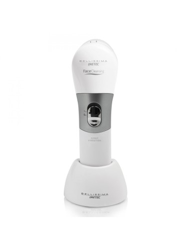 Bellissima Face Cleansing Spazzola vibrante Argento, Bianco Batteria