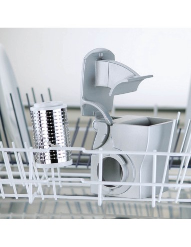 Imetec Dolcevita GR1 grattugia e spiralizzatore elettrici Grattugia elettrica Metallo, Plastica Argento, Bianco
