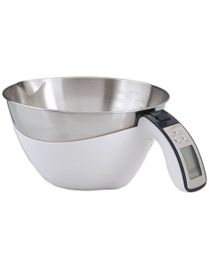 Imetec Dolcevita ES 4 Acciaio inox, Bianco Bilancia da cucina elettronica