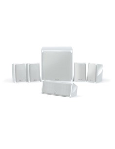 Yamaha NS-P40 set di altoparlanti 400 W Home theatre Bianco 5.1 canali 100 W