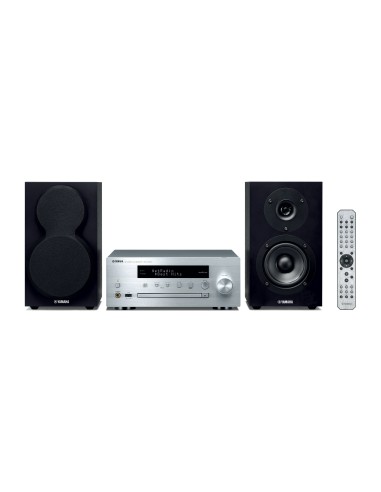 Yamaha MCR-N470D Microsistema audio per la casa 44 W Nero, Argento