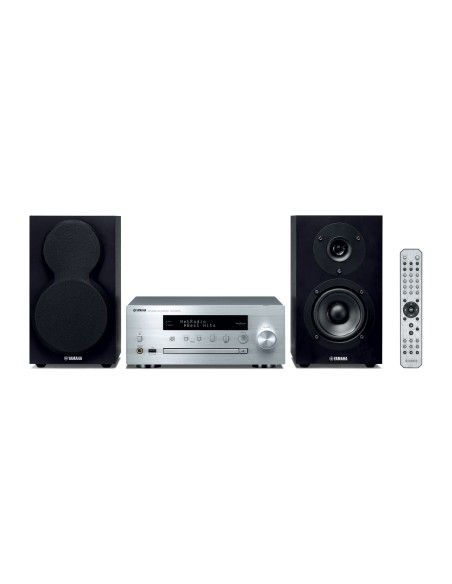 Yamaha MCR-N470D Microsistema audio per la casa 44 W Nero, Argento