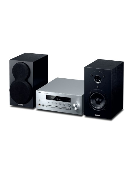 Yamaha MCR-N470D Microsistema audio per la casa 44 W Nero, Argento