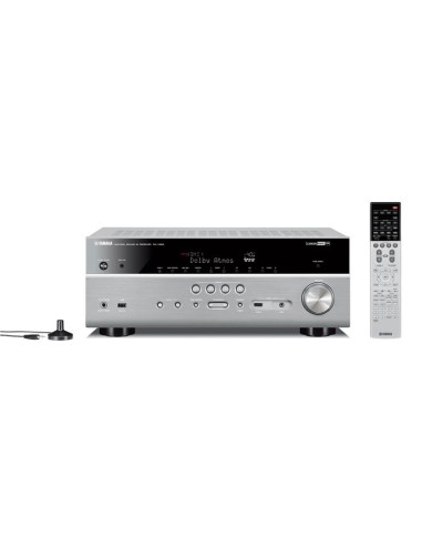 Yamaha RXV683 7.2 canali Surround Compatibilità 3D Titanio