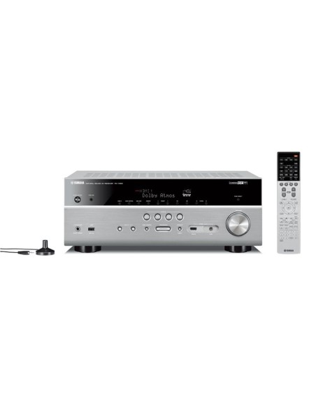 Yamaha RXV683 7.2 canali Surround Compatibilità 3D Titanio