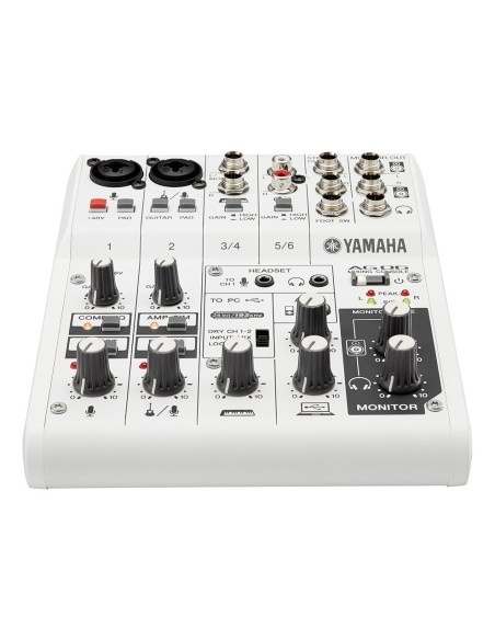 Yamaha AG06 6 canali Bianco