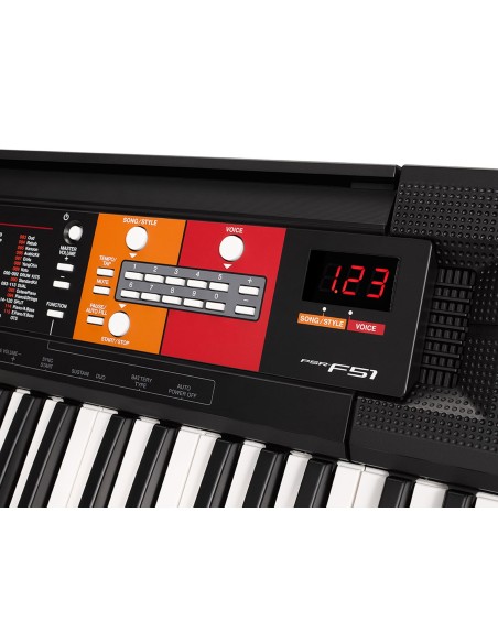 Yamaha PSR-F51 tastiera MIDI 61 chiavi Nero