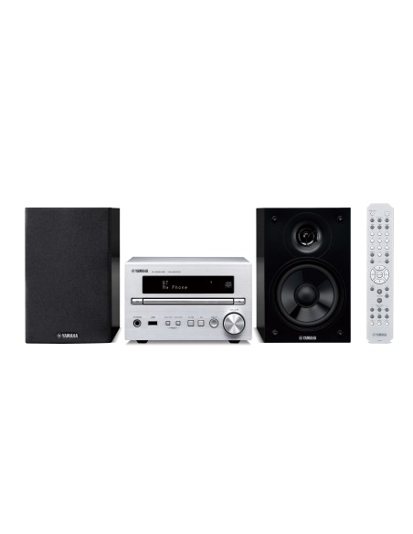 Yamaha MCR-B370D Microsistema audio per la casa 30 W Nero, Argento