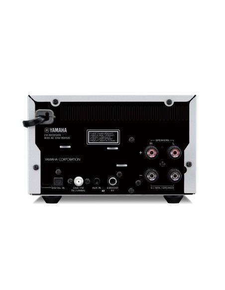 Yamaha MCR-B370D Microsistema audio per la casa 30 W Nero, Argento