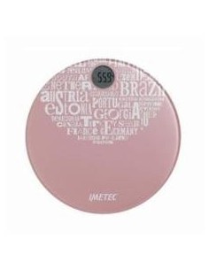 Imetec BS2 200 Rosa Bilancia pesapersone elettronica