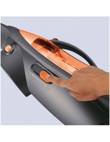Imetec MAX POWER 1600W Aspirapolvere elettrica Senza sacchetto 0,7 L Grafite, Arancione