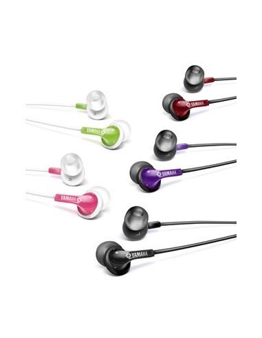 Yamaha EPH-20 Cuffie Cablato In-ear MUSICA Nero, Marrone