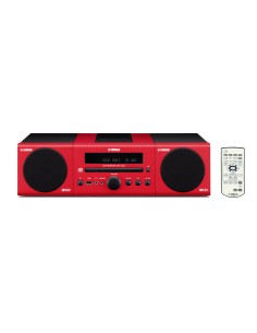 Yamaha MCR-040 Mini impianto audio domestico 30 W Rosso