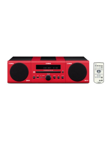 Yamaha MCR-040 Mini impianto audio domestico 30 W Rosso